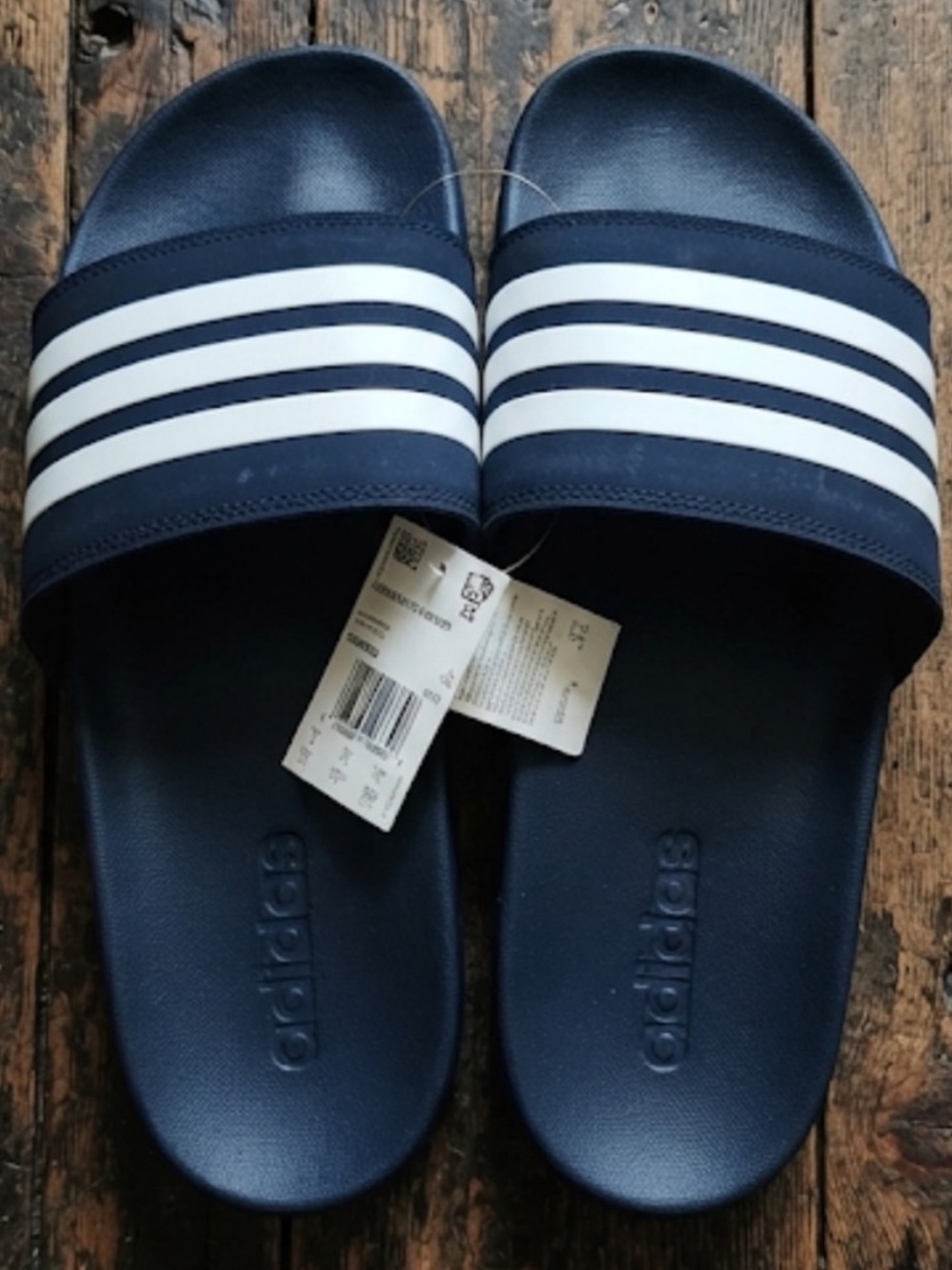 Adidas slides men’s sandals Size 12